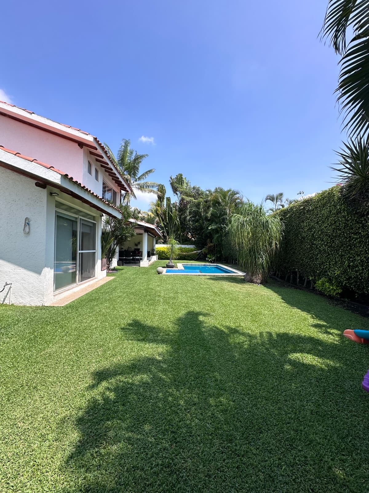 Spectacular garden and pool; the property is in excellent condition
