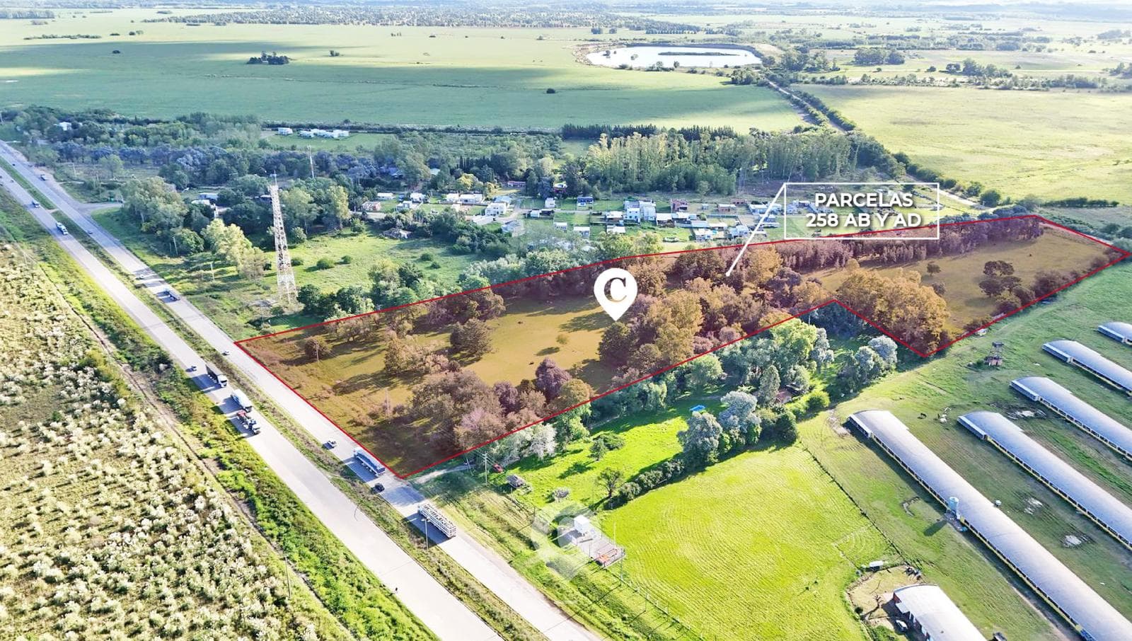 Two lots in Campana. Great potential for residential development.