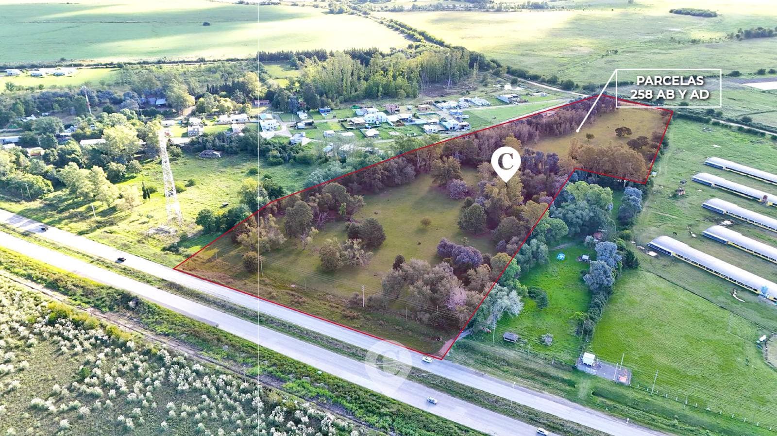 Two lots in Campana. Great potential for residential development.