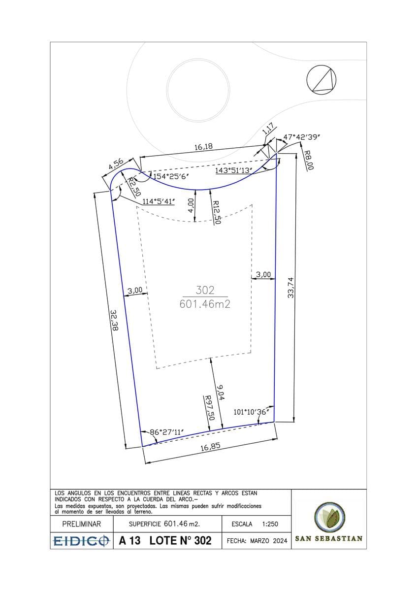 Land in Area 13, San Sebastian.