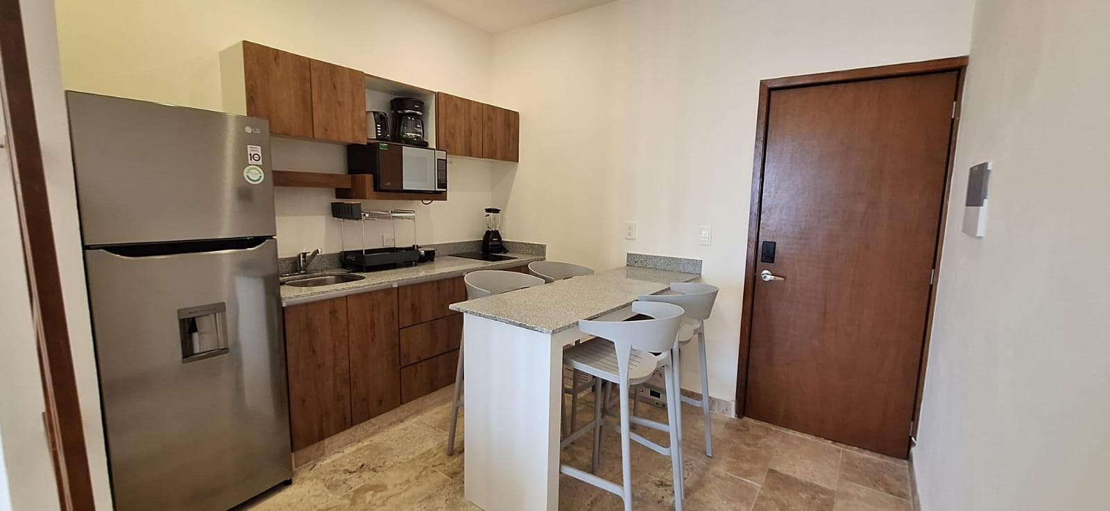 Studio apartment 350 meters from the ocean in Playa del Carmen