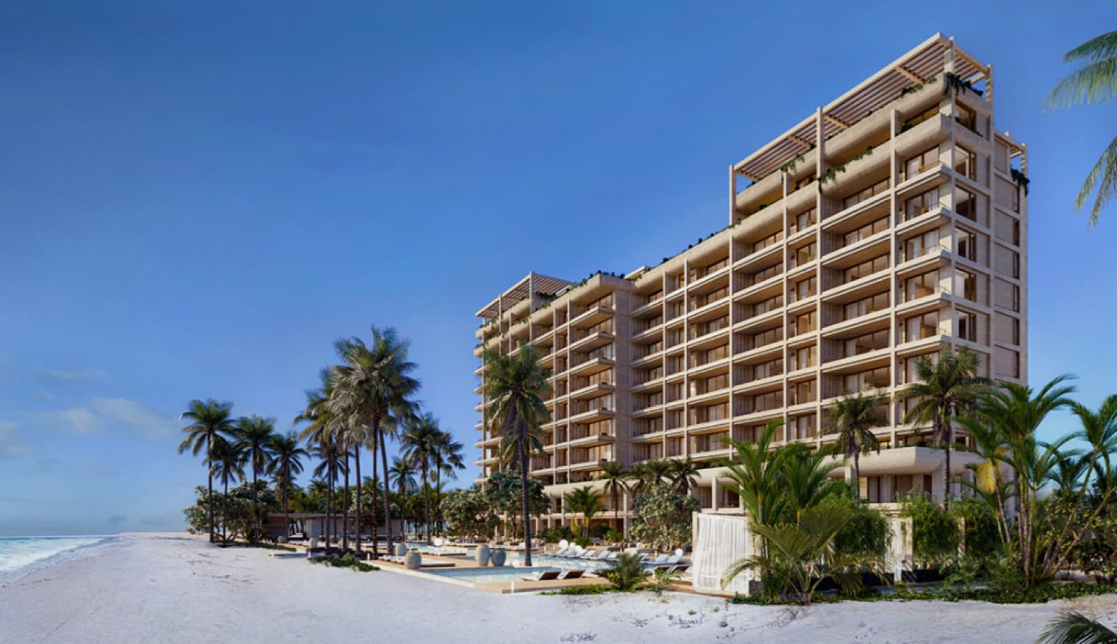 Pre-Sale Condo Right on the Beach in Yucatán, Boga Telchac