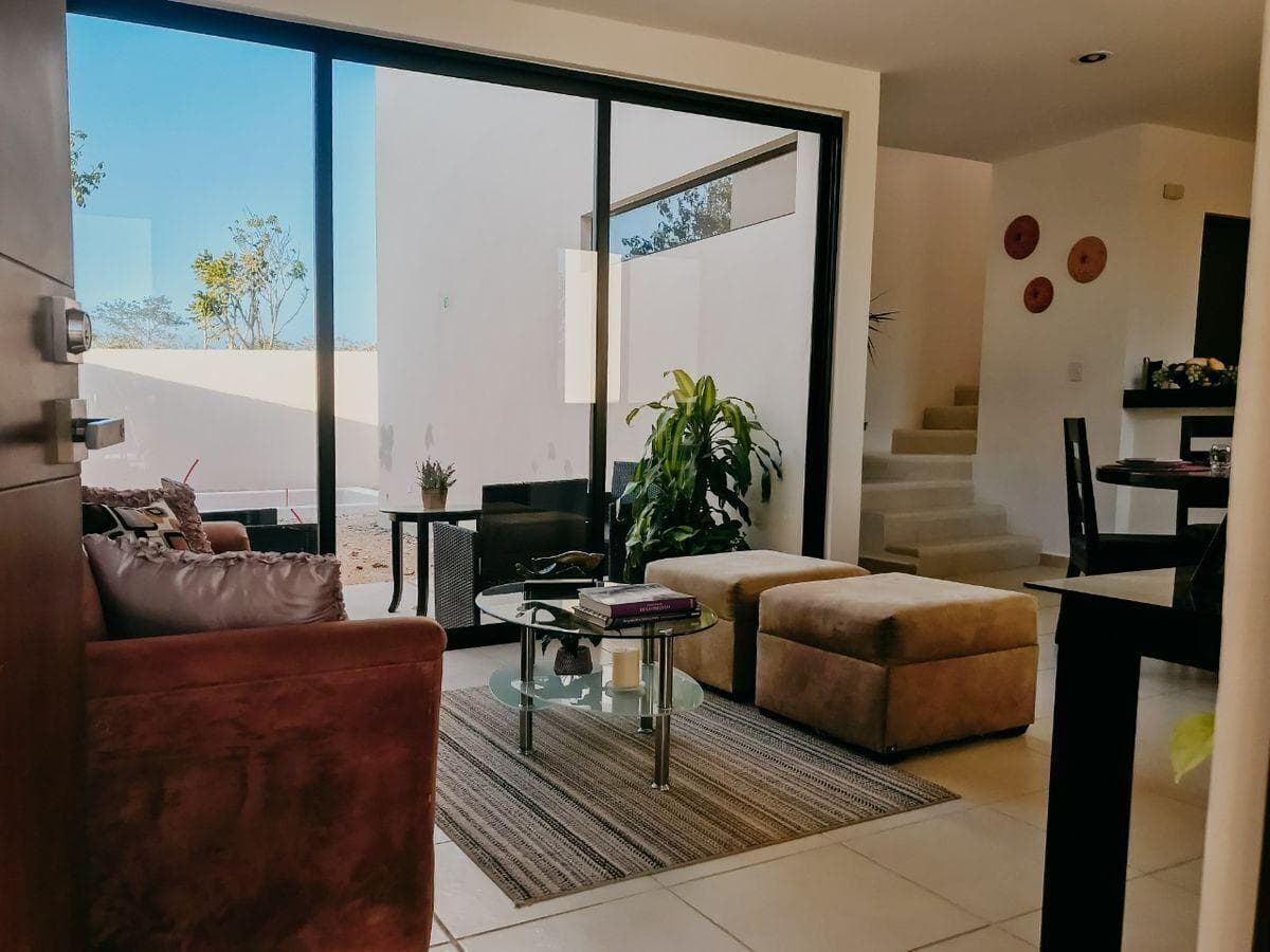 House in a gated community with amenities in Conkal, Mérida