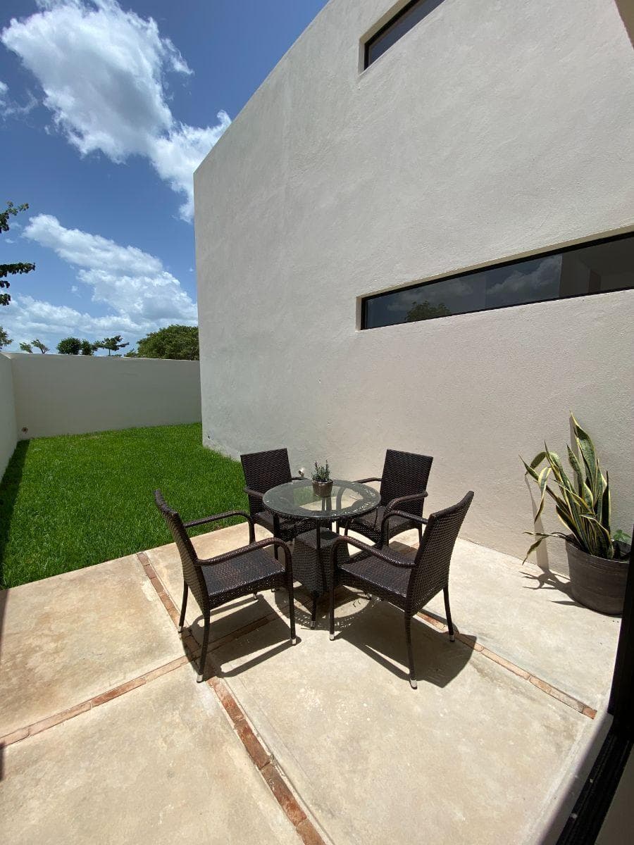 House in a gated community with amenities in Conkal, Mérida