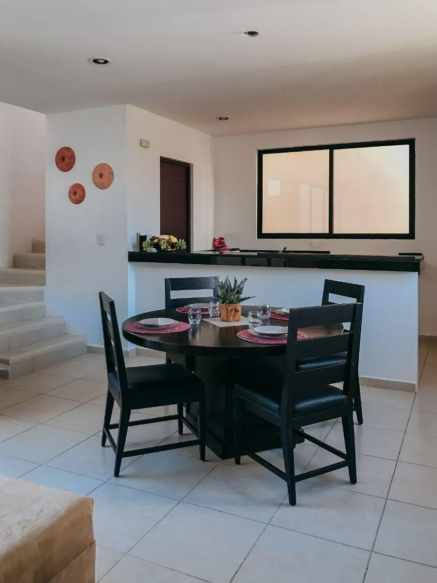 House in a gated community with amenities in Conkal, Mérida