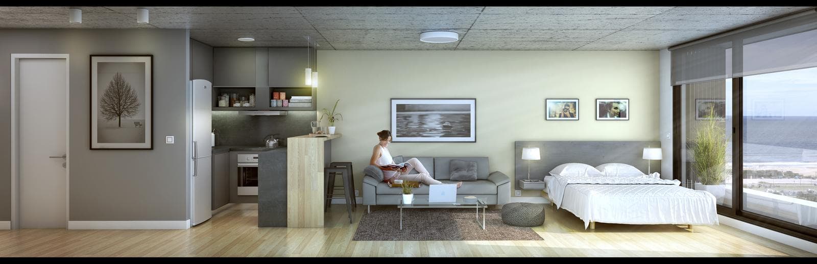 Brand-New Studio Apartment for Rent - Playa Brava