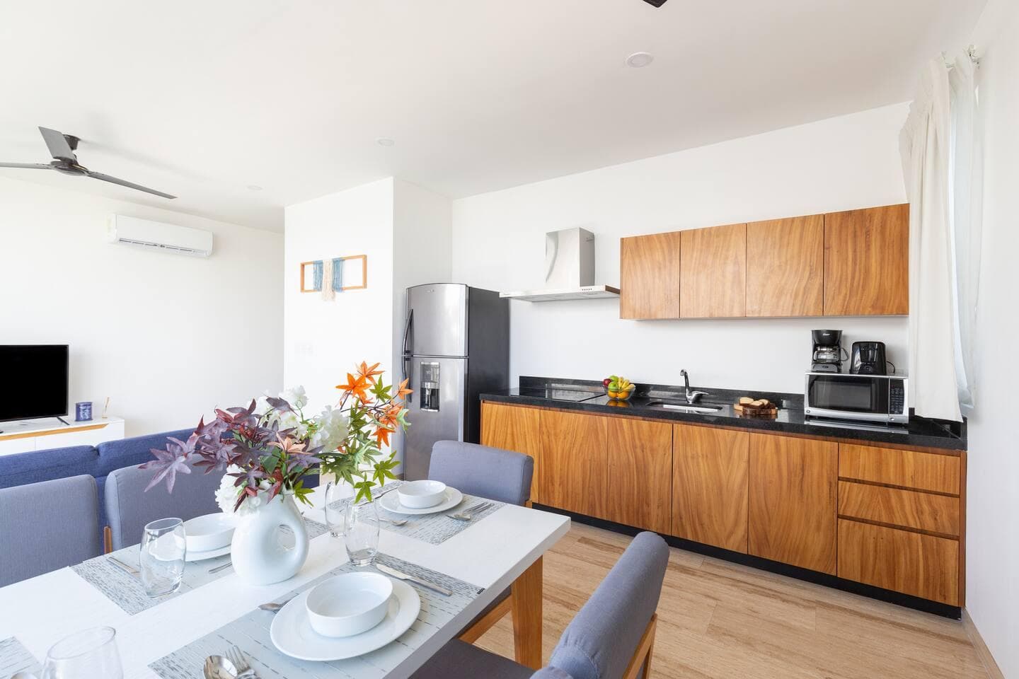 APARTMENT FOR SALE | FURNISHED | ALDEA ZAMA | TULUM | 4 BEDROOMS
