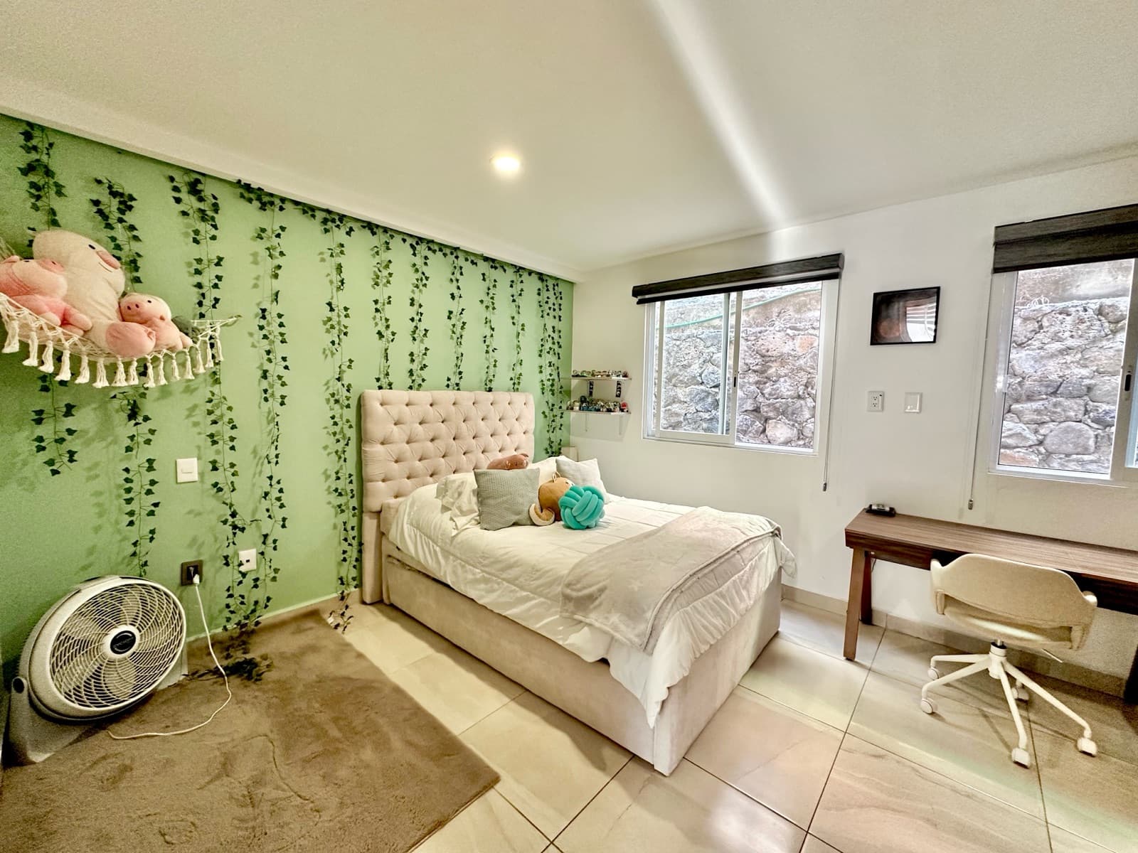 Brand-new 3-bedroom house with a rooftop garden, pool, and security