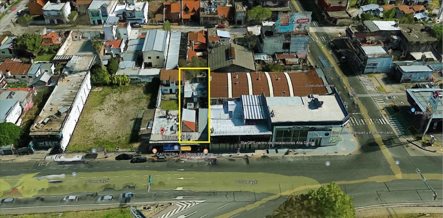 Lot at the intersection of Panamericana and Marquez, San Isidro.