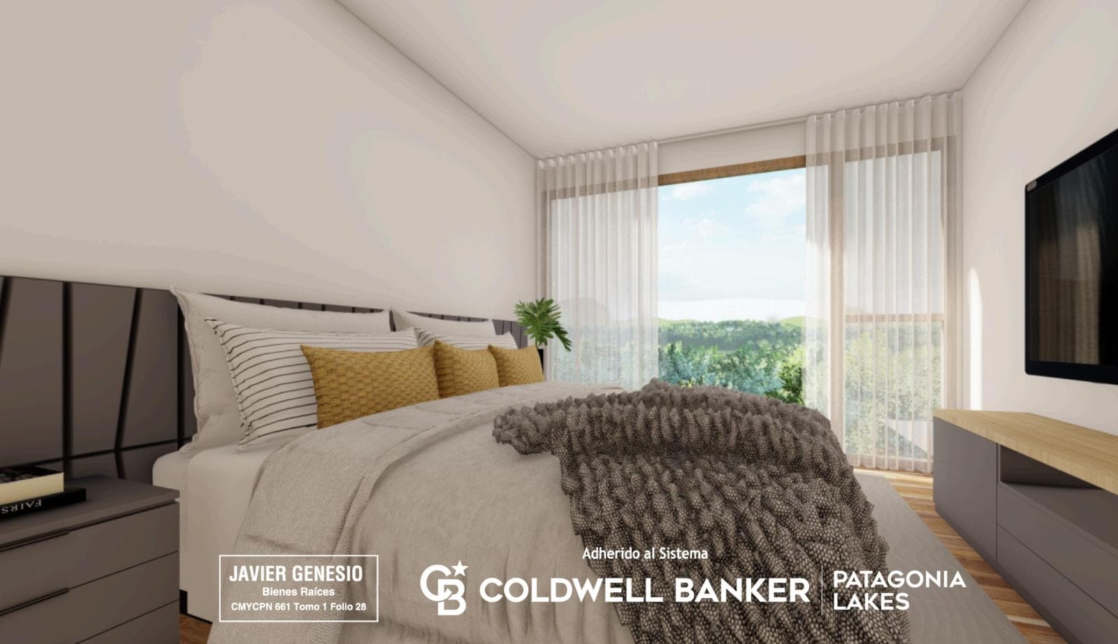 For Sale: 61 m² Apartment in Villa La Angostura, Unit D5, Balcón de la Bahía Complex, Manzano