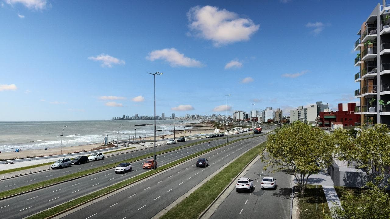 For Sale - 2-room apartment facing the street with an ocean view - Constitución Neighborhood