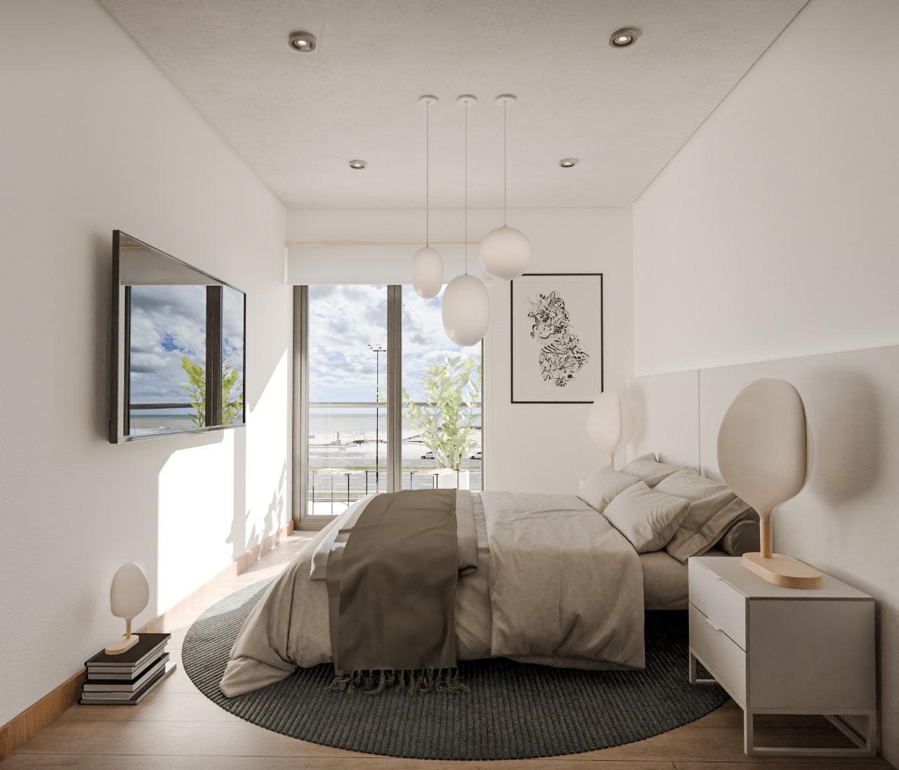 For Sale - 2-room apartment facing the street with an ocean view - Constitución Neighborhood