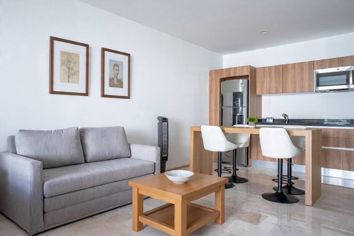 Furnished Studio for Rent with Ocean View | Coco Beach, Playa del Carmen