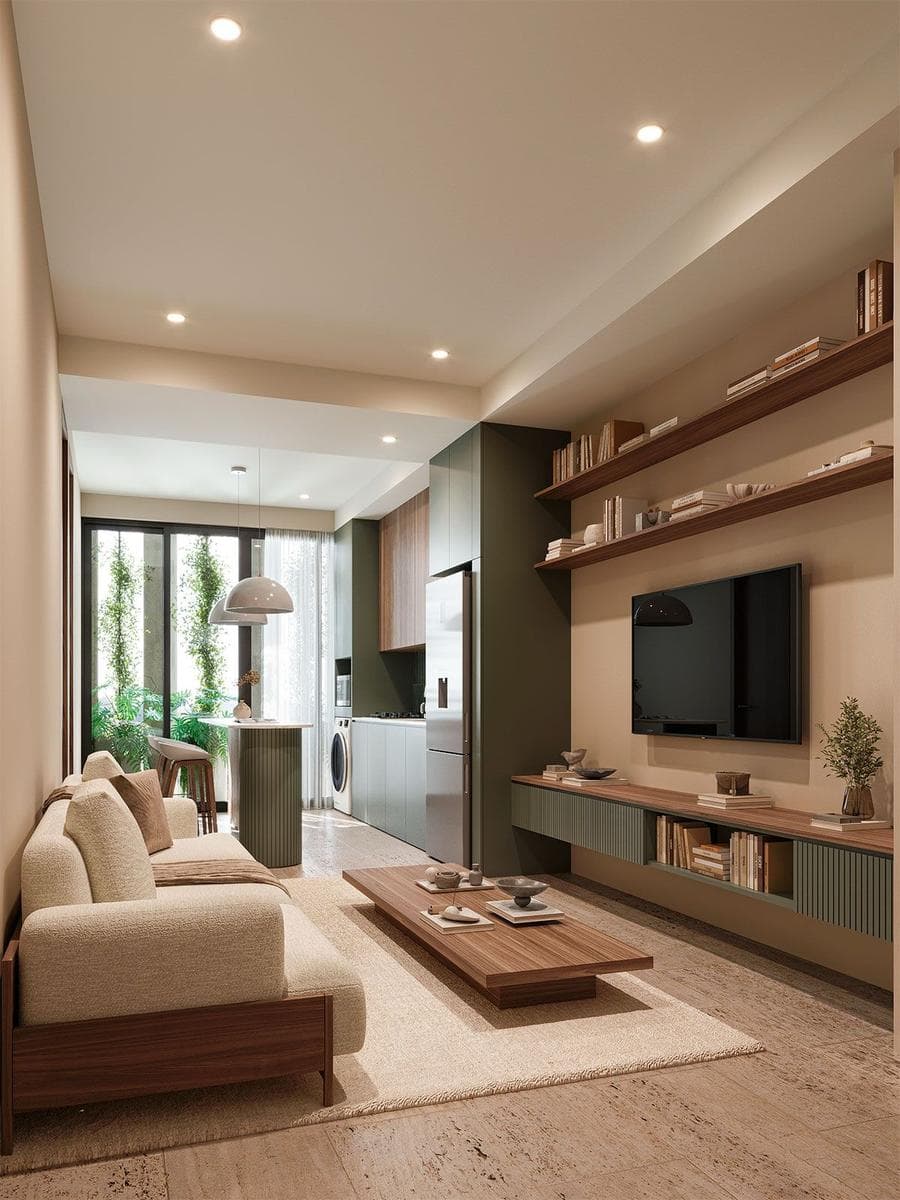 2-BEDROOM APARTMENT 10 MINUTES FROM THE BEACH