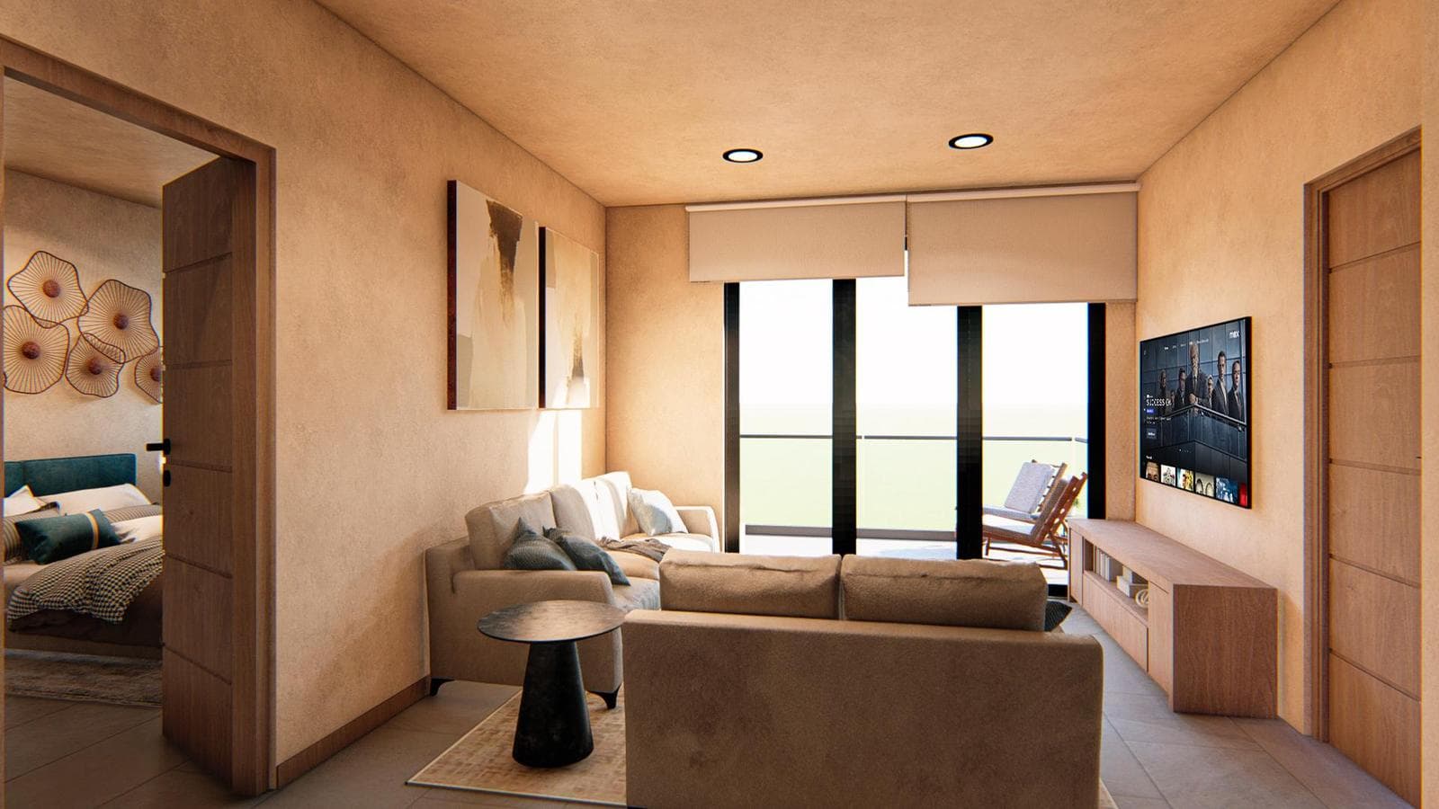ONE-BEDROOM APARTMENT 8 MINUTES FROM THE BEACH