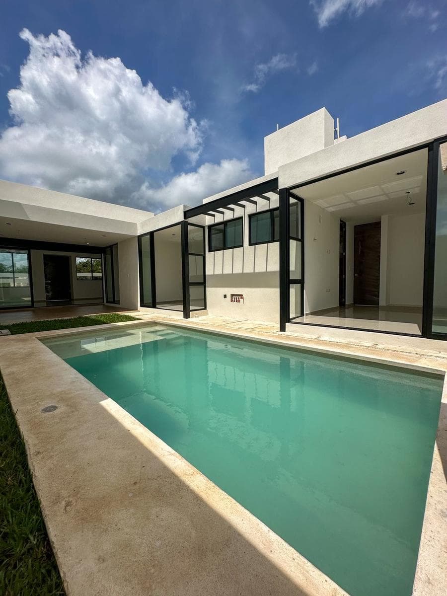 House for Sale in Conkal, Yucatán—One-Story Home in a Gated Community