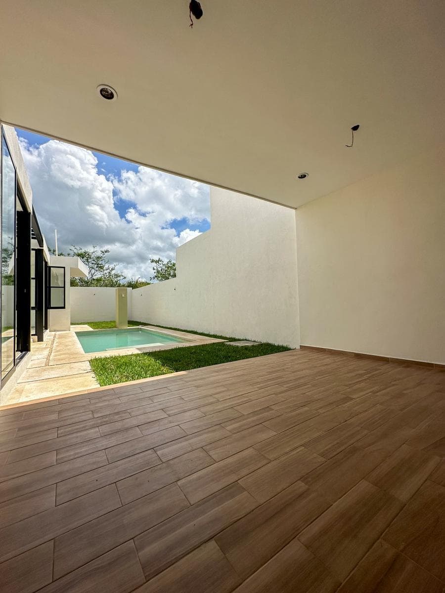 House for Sale in Conkal, Yucatán—One-Story Home in a Gated Community