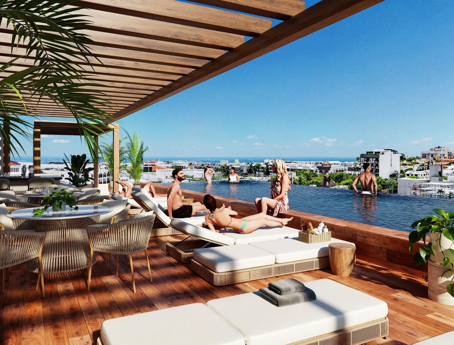 Venta de Hermosos Estudios en Playa del Carmen Centro P3858