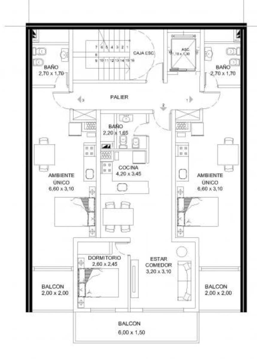 Apartment on Avenida Francia in the 800s