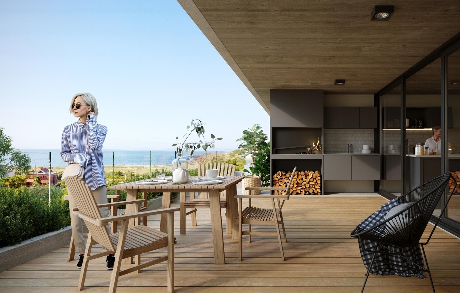 1-Bedroom Apartment with Patio - Punta Ballena