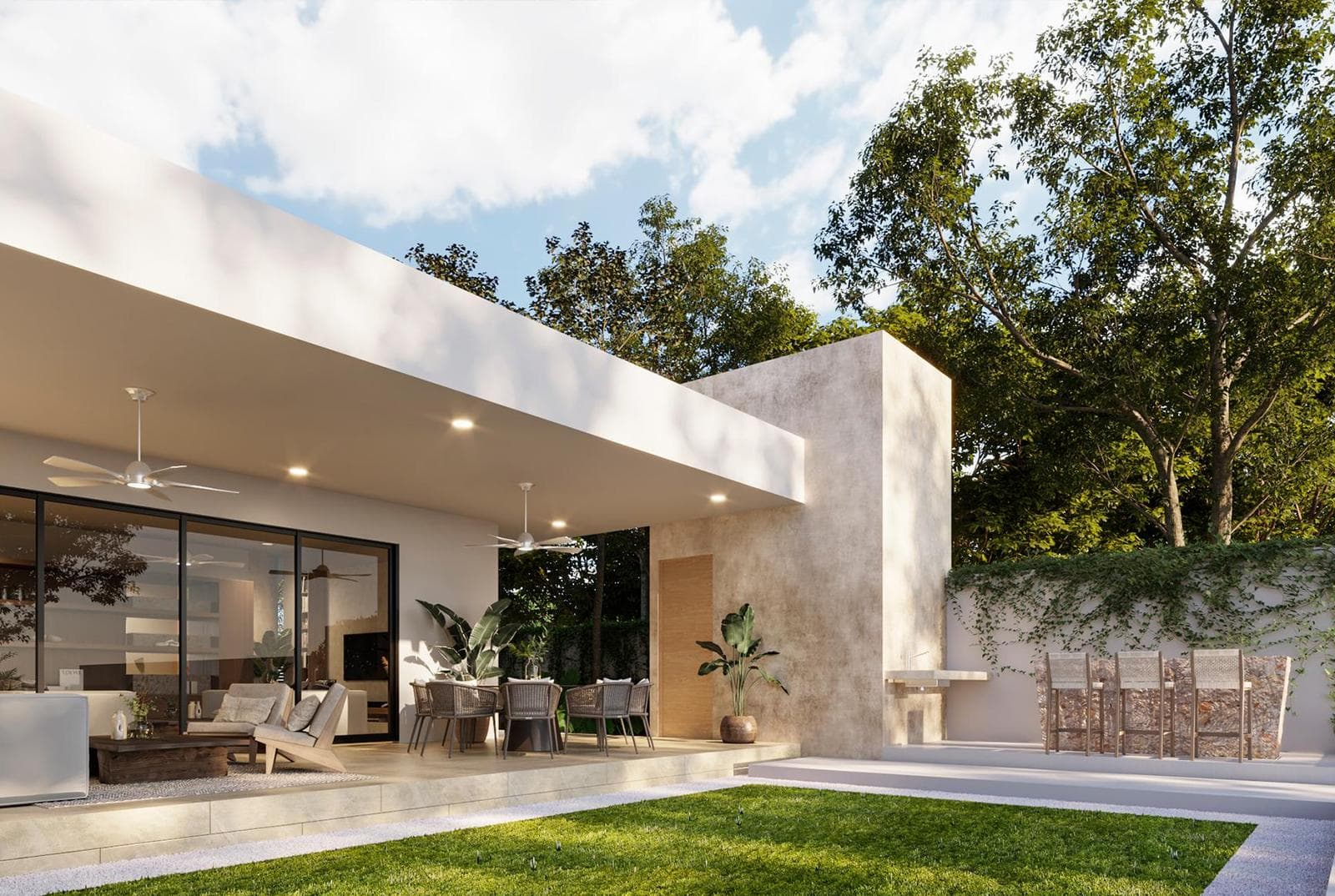 Single-story house for sale in Mérida, Dzidzil-ha Residential Community