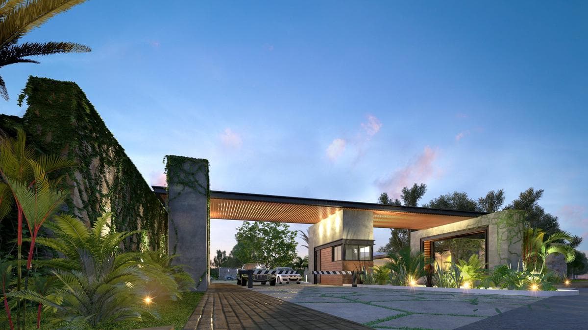 Residential lots on Privada Entre Parques. Chicxulub Highway