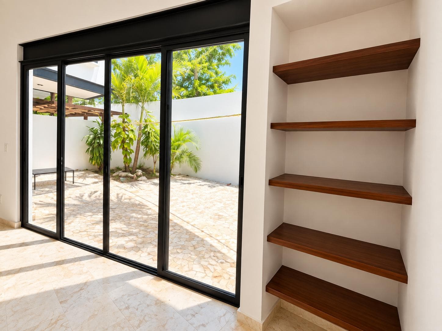 House for Sale with Marble Finishes in the Bosques de Bambú Residential Complex, Playa del Carmen