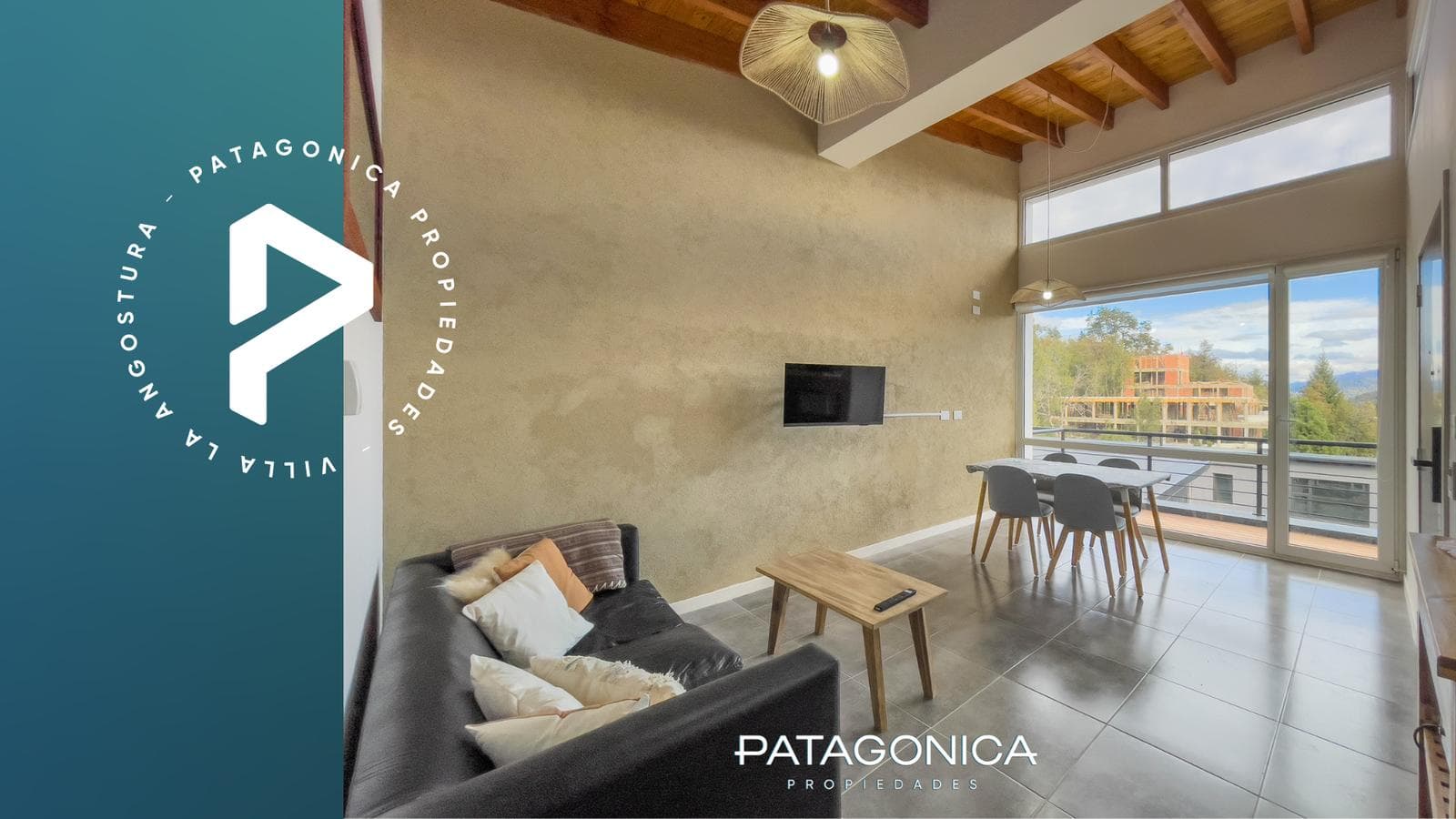 FOR SALE: 2-ROOM APARTMENT, 42 m², FURNISHED, DOWNTOWN VILLA LA ANGOSTURA