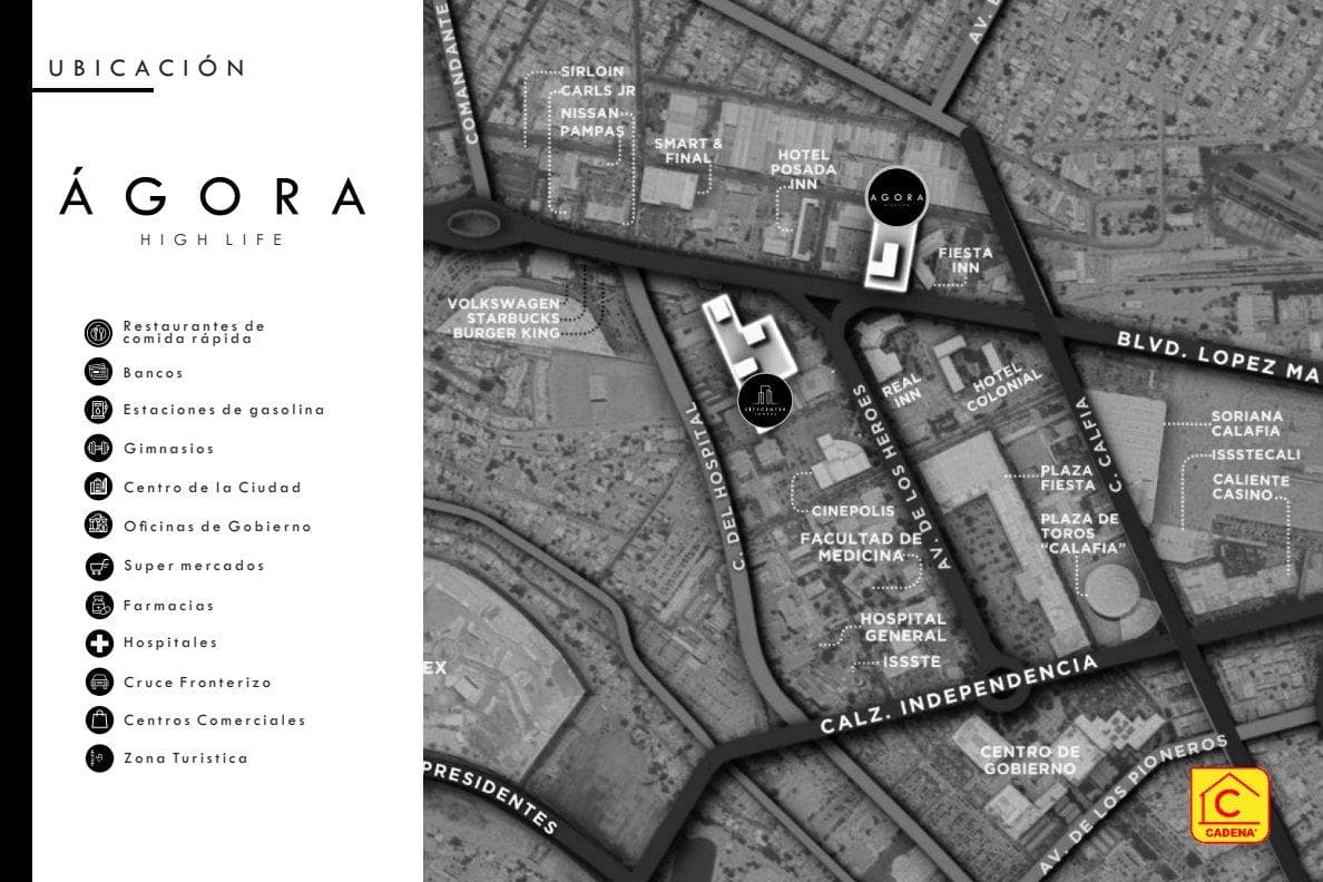 APARTMENTS FOR SALE AT AGORA HIGH LIFE, MEXICALI, BC
