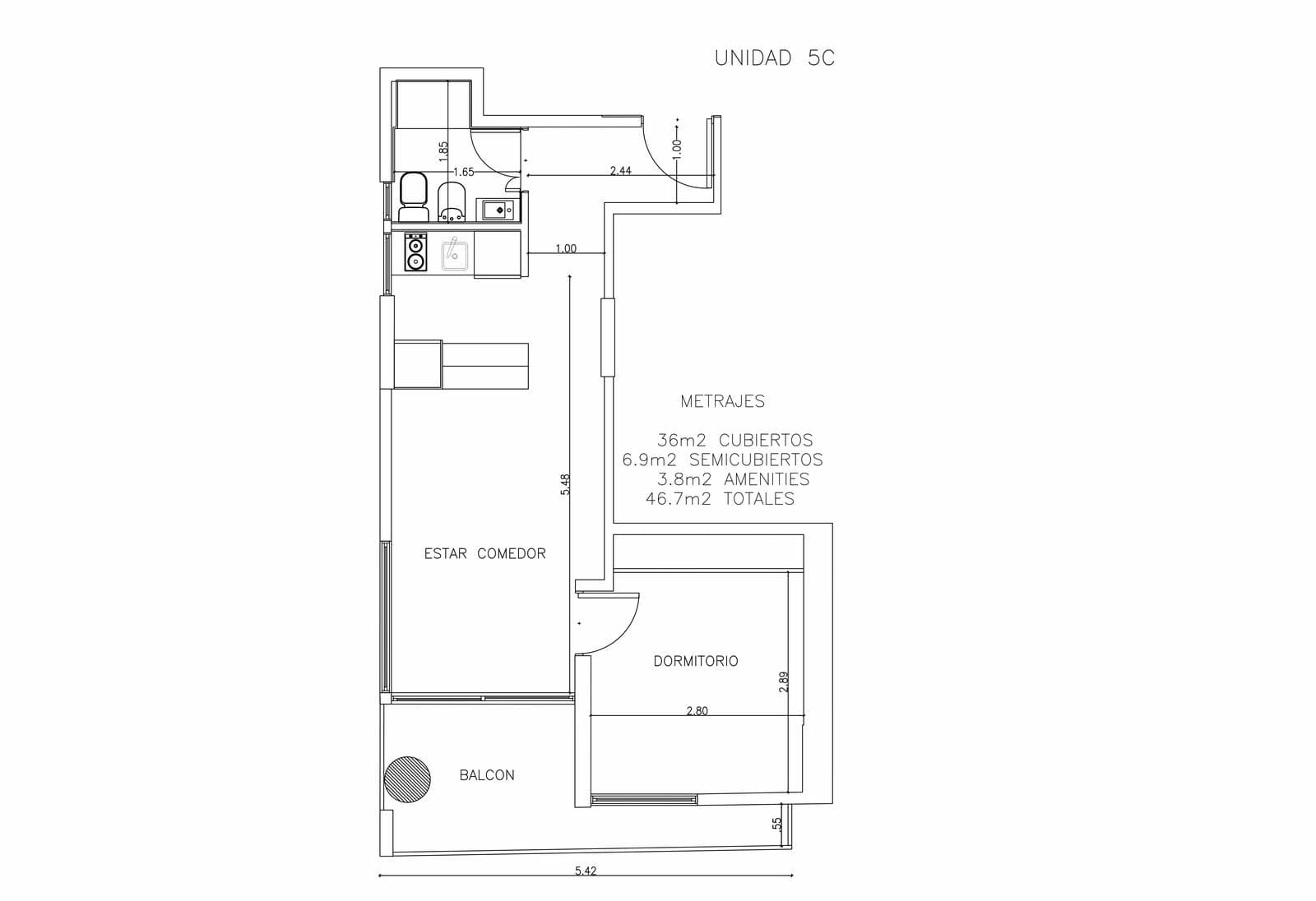 2-Bedroom Apartment for Sale in Recoleta - Available April 27