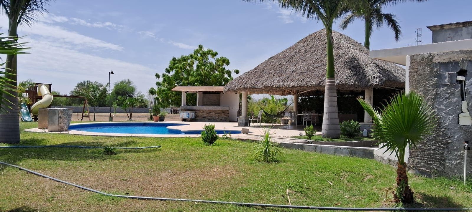 LAND FOR SALE WITH A PALAPA AND A SWIMMING POOL IN CIUDAD VICTORIA
