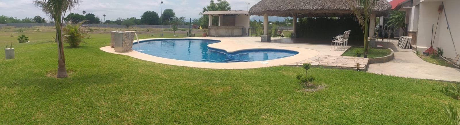 LAND FOR SALE WITH A PALAPA AND A SWIMMING POOL IN CIUDAD VICTORIA