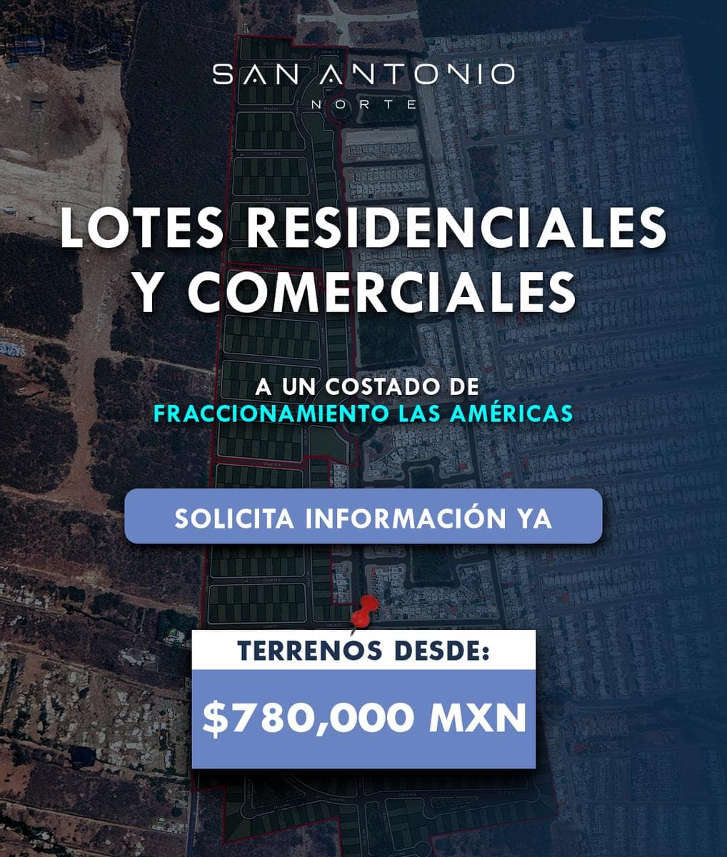 Residential and Commercial Lots in San Antonio Norte, Mérida, Yucatán