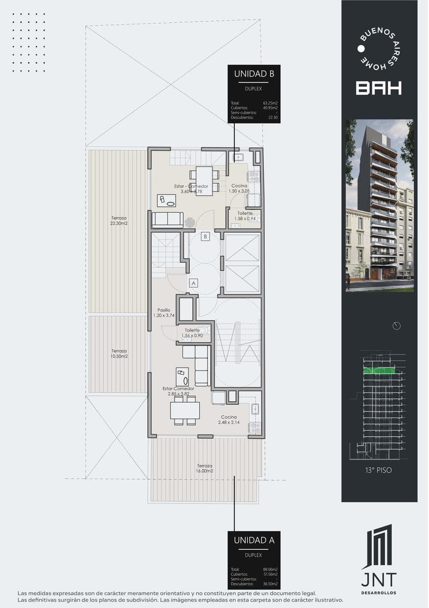 For Sale: Brand-New 2-Bedroom Duplex at Arenales 2500, Recoleta—Bright and Airy with a Large Terrace