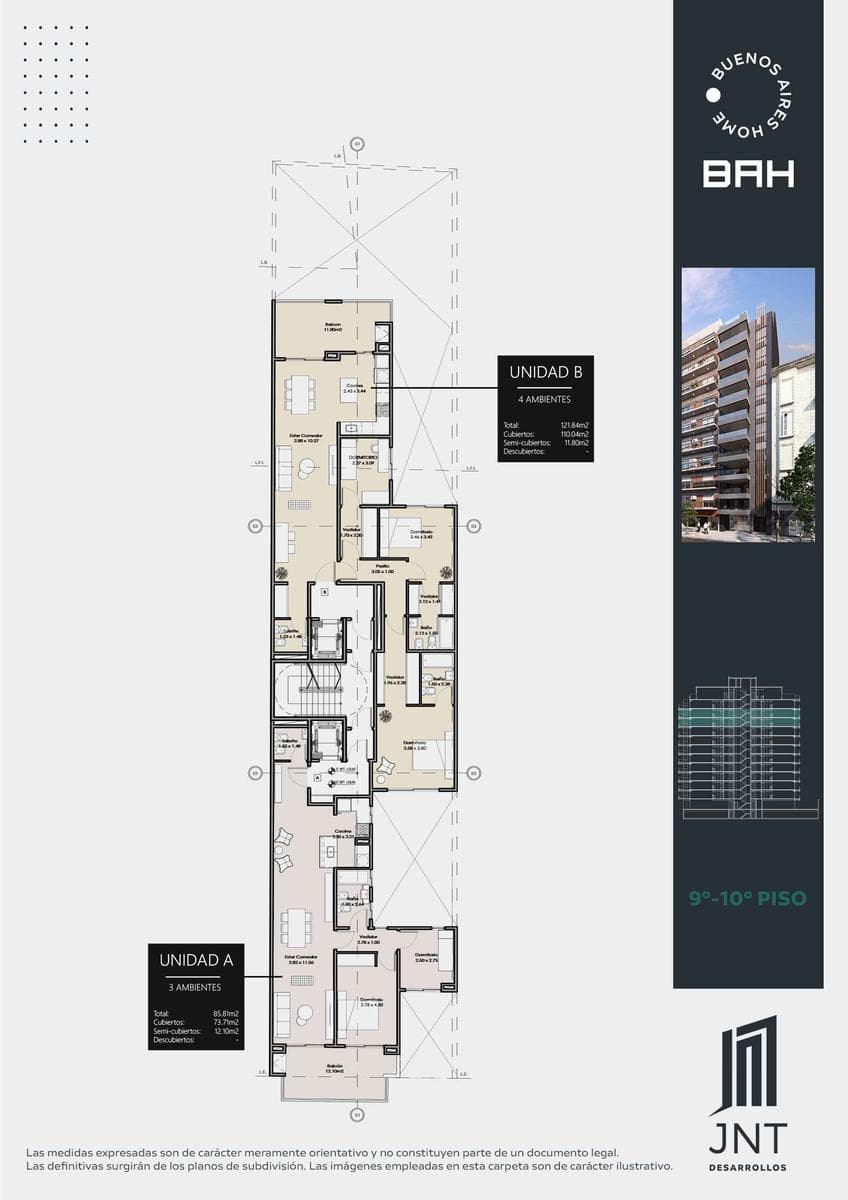 FOR SALE: 4-Room Apartment, 1,300 Laprida, Recoleta, with Balcony and Terrace - Brand-New