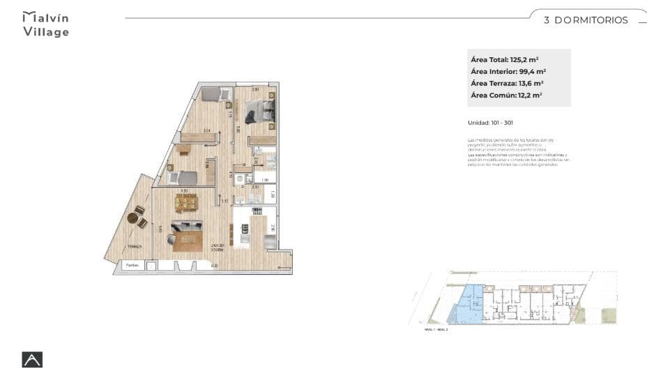 3-Bedroom Apartment for Sale in Malvin, Montevideo