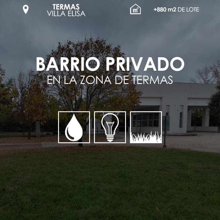 Lot in a Gated Community - Termas Villa Elisa