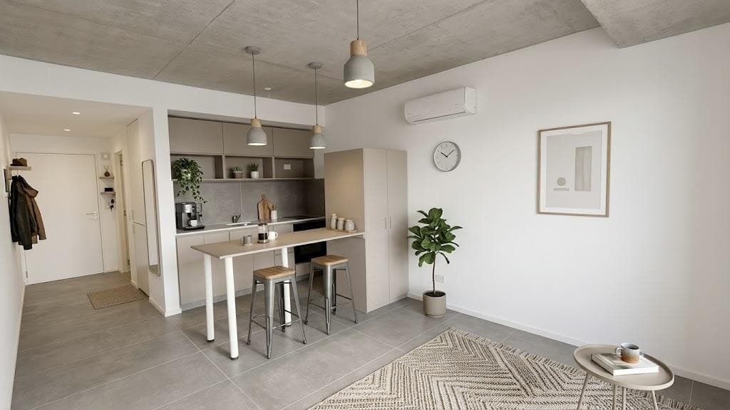 Brand-new studio apartments in Nuñez.