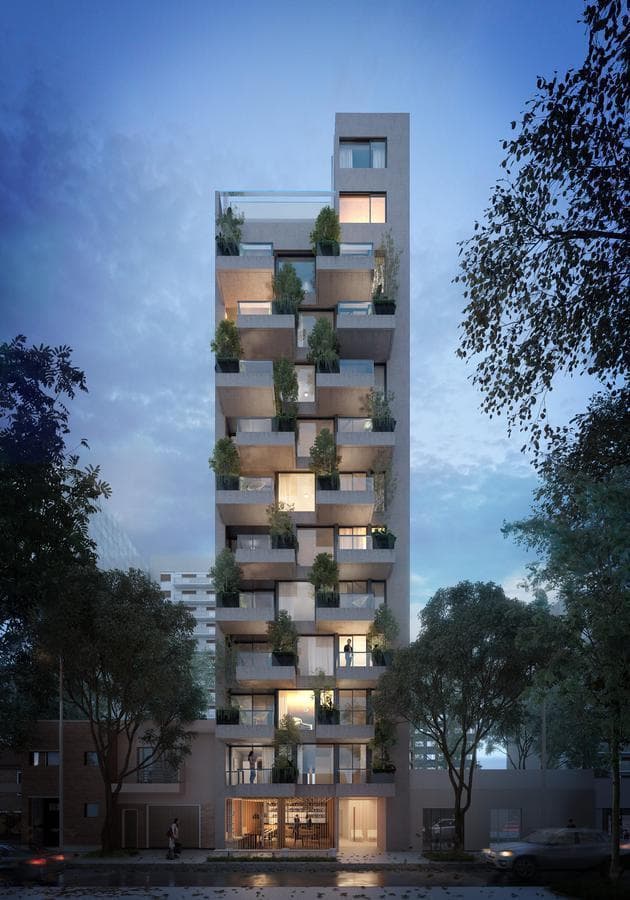 2-room apartment for sale with a balcony in Nuñez; brand-new