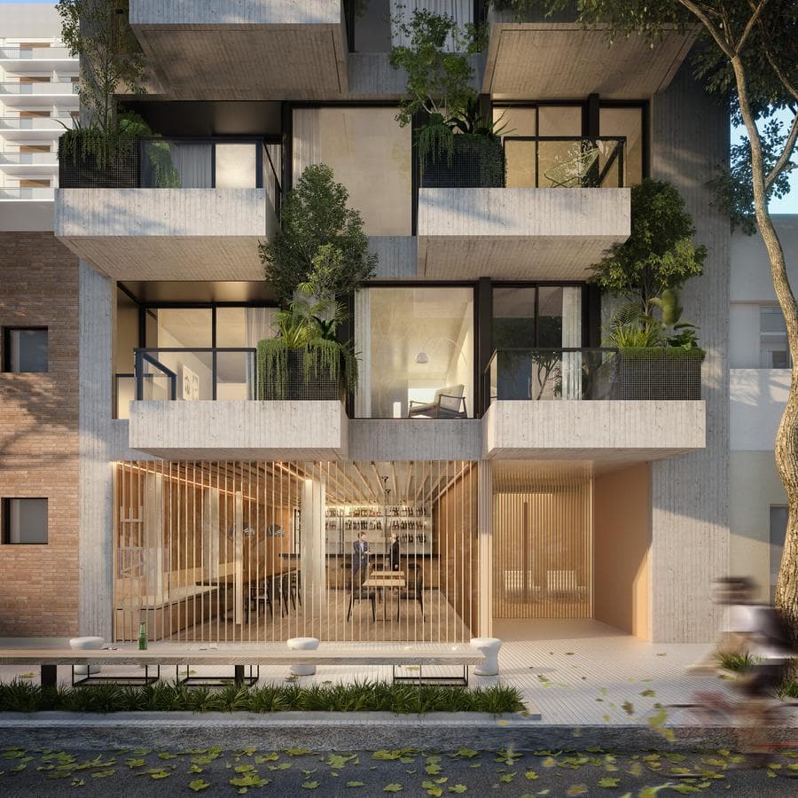 2-room apartment for sale with a balcony in Nuñez; brand-new