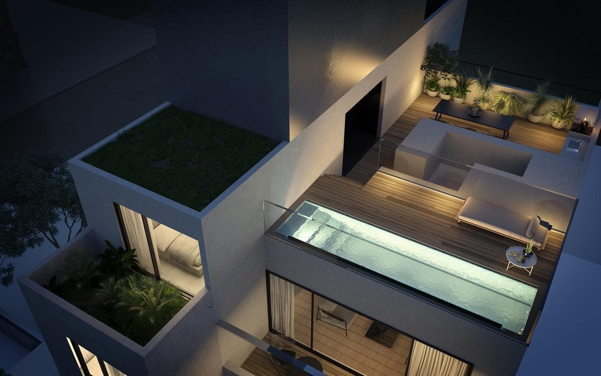 2-room apartment for sale with a balcony in Nuñez; brand-new