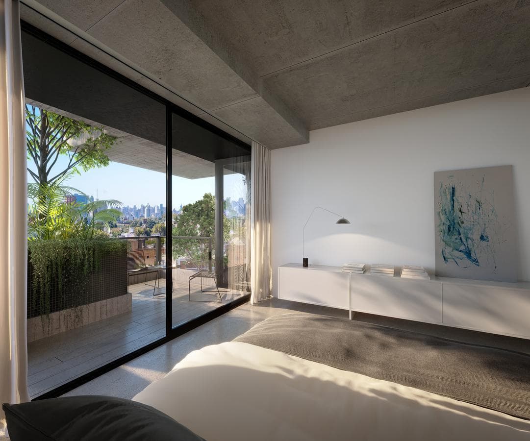 2-room apartment for sale with a balcony in Nuñez; brand-new