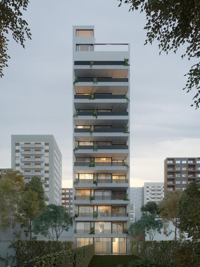 2-room apartment for sale with a balcony in Nuñez; brand-new