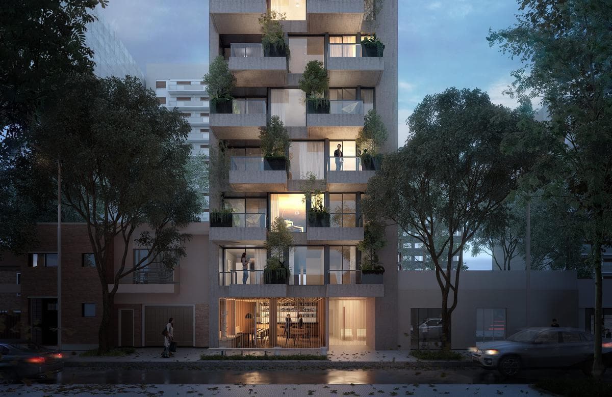 2-room apartment for sale with a balcony in Nuñez; brand-new