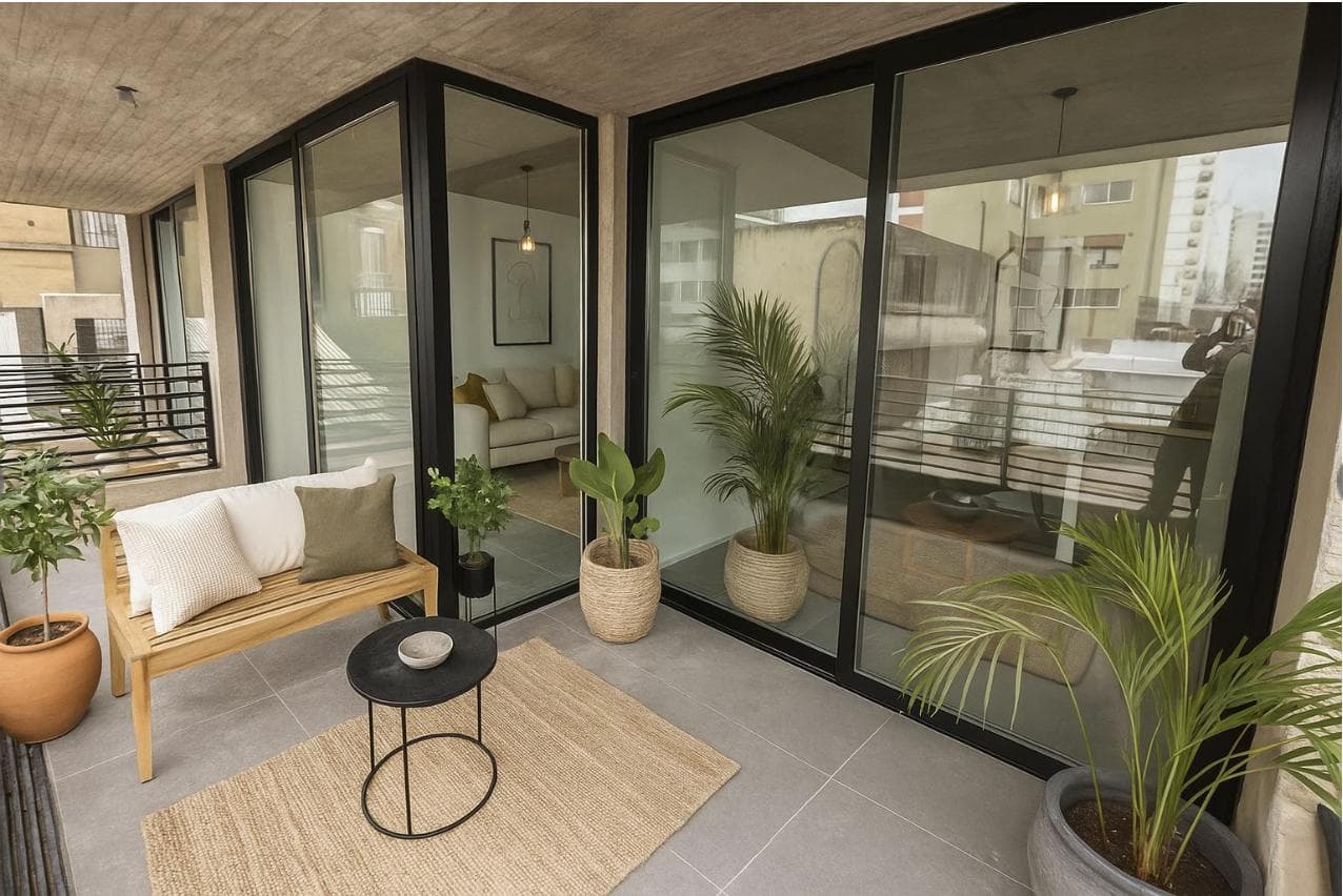 2-room apartment for sale with a balcony in Nuñez, brand-new