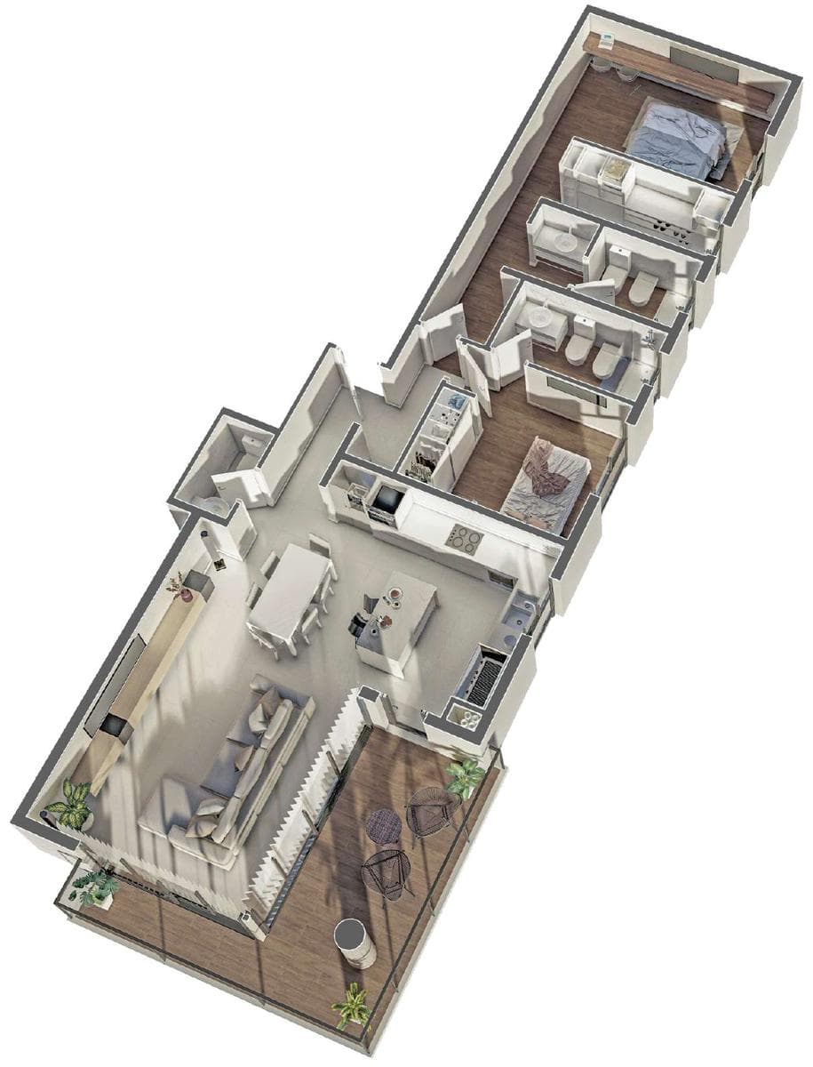 Apartment in Guemes