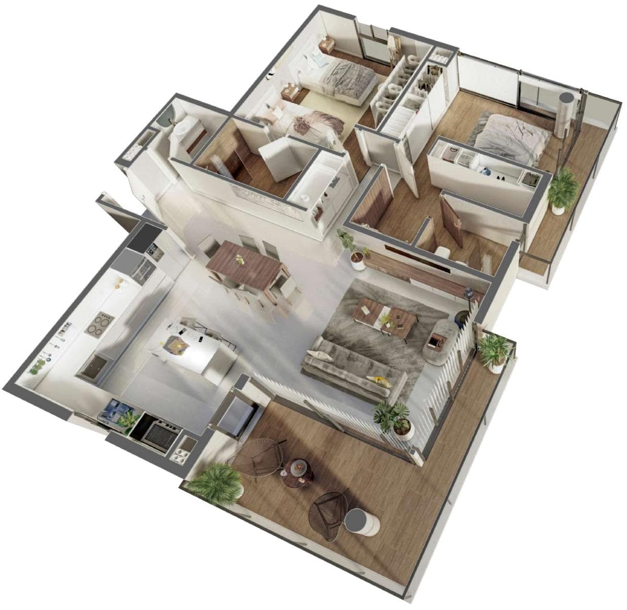 Apartment in Guemes