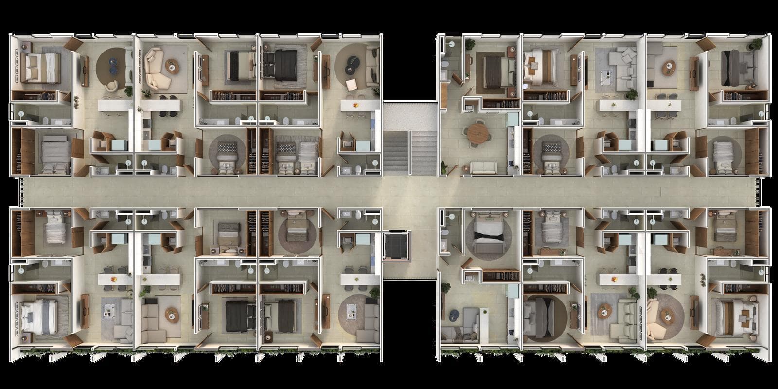 One-bedroom apartment in Nikora Dzitya