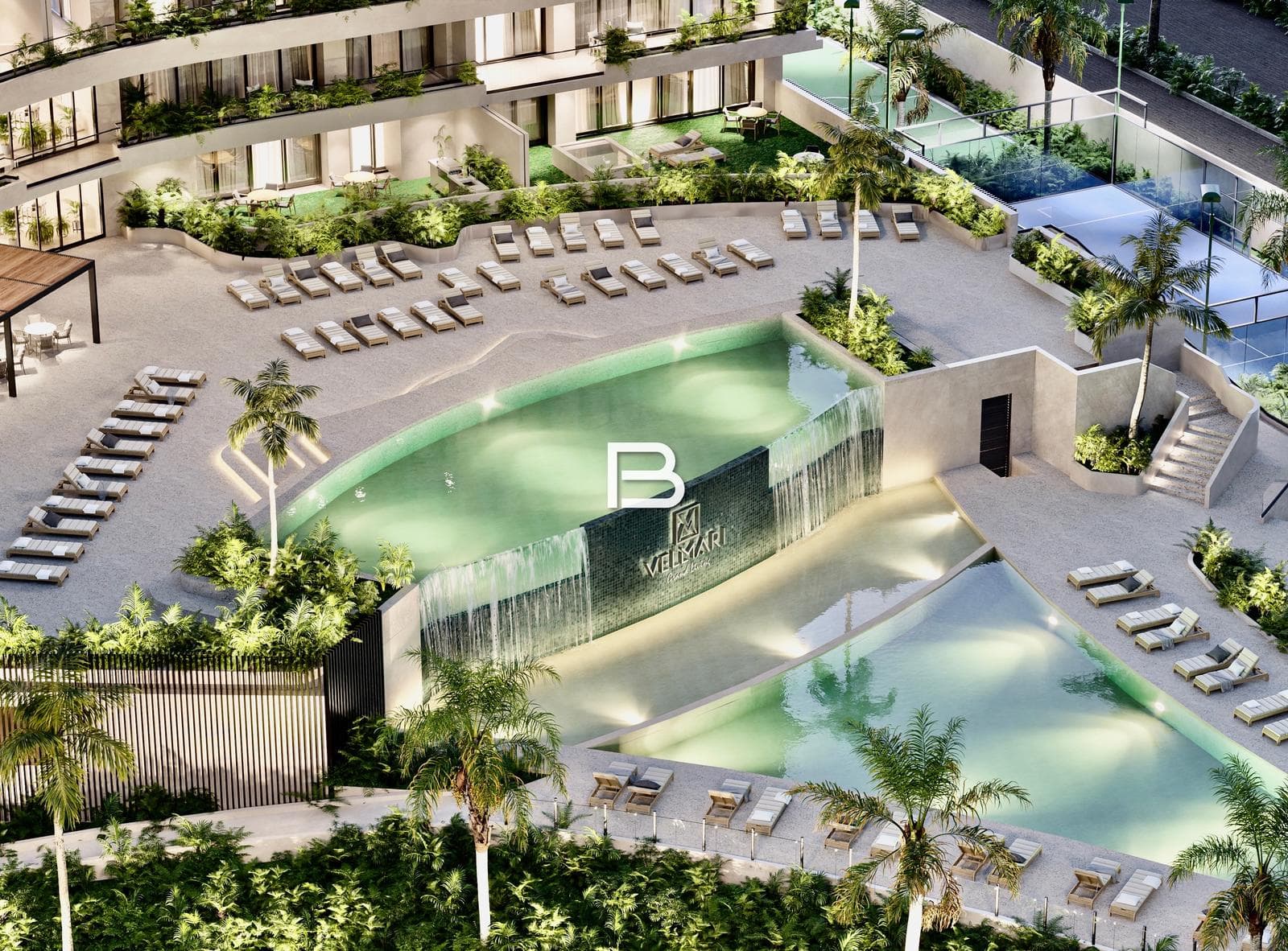 Apartment in Puerto Cancún with a view of the lagoon and access to a private marina