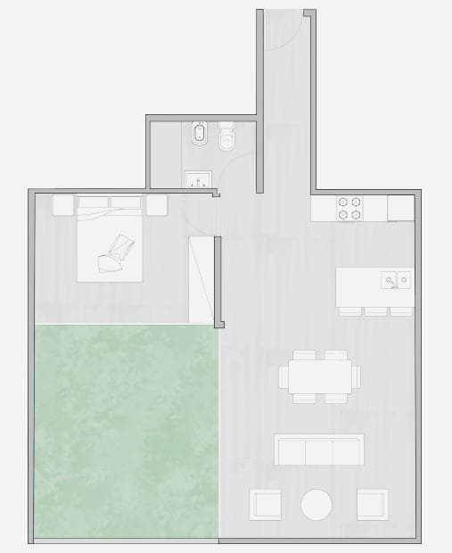 FOR SALE / 2-room apartment
